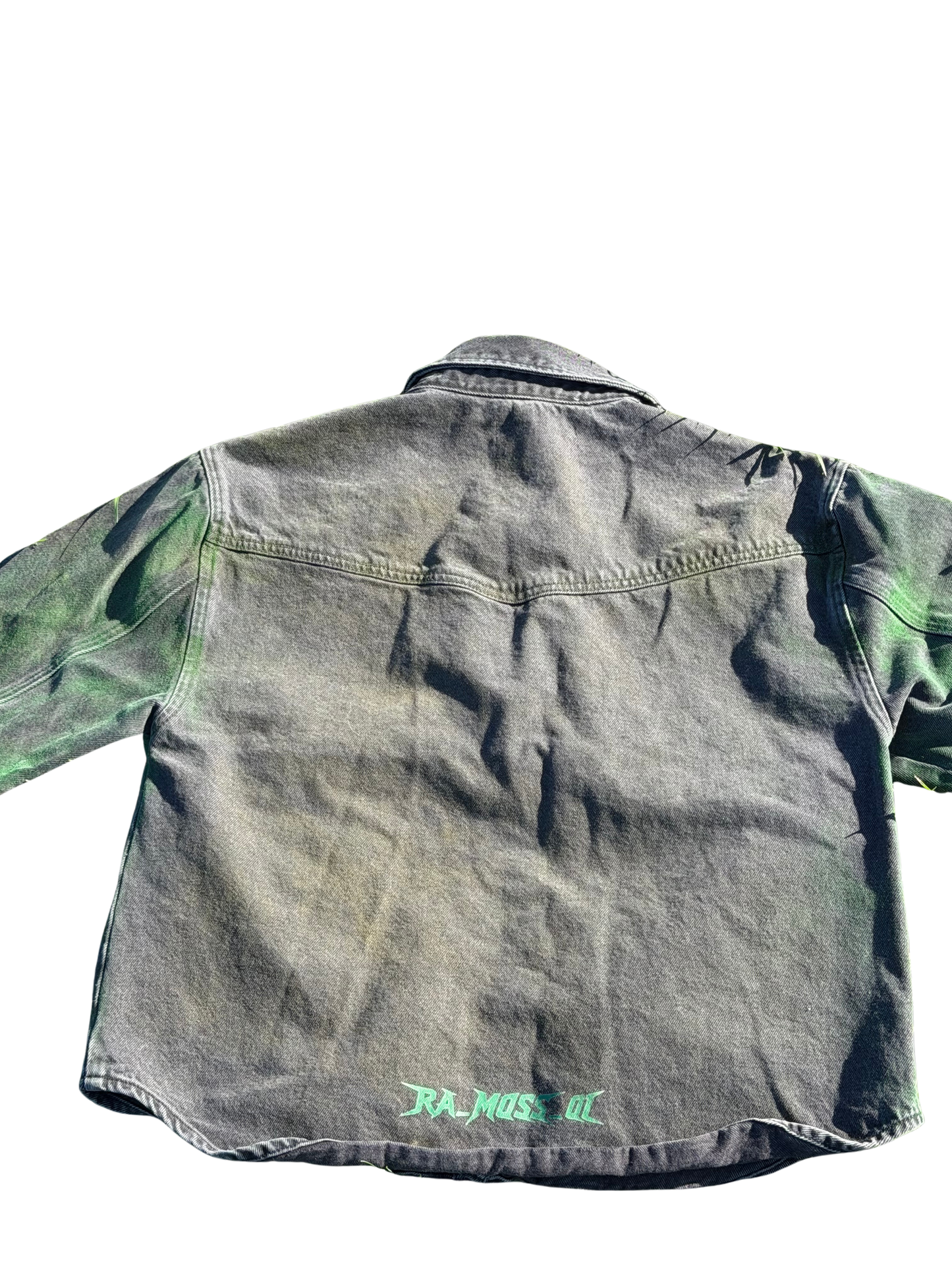 Moss Biohazard Collar Shirt