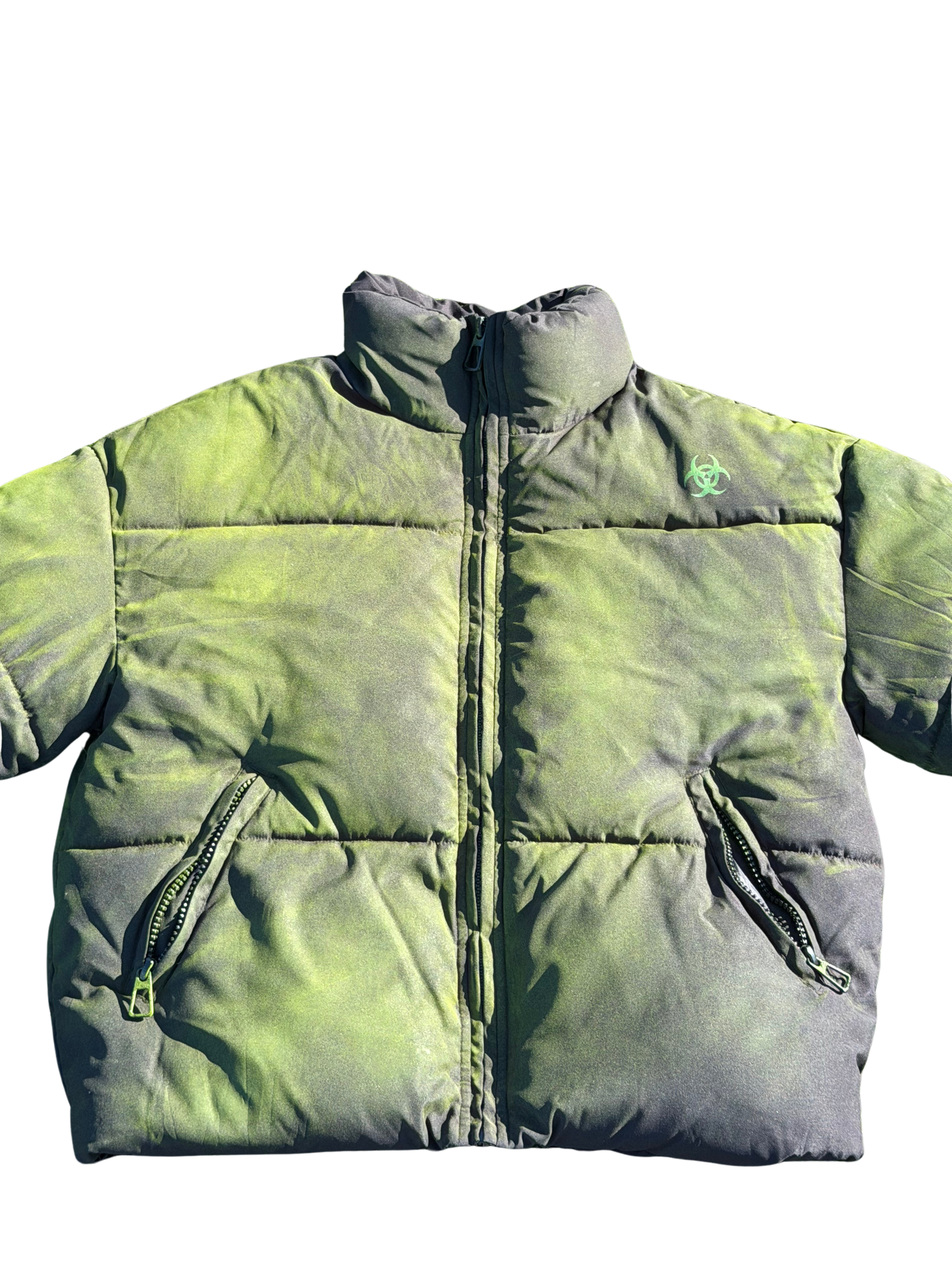 Moss Biohazard Puff Jacket