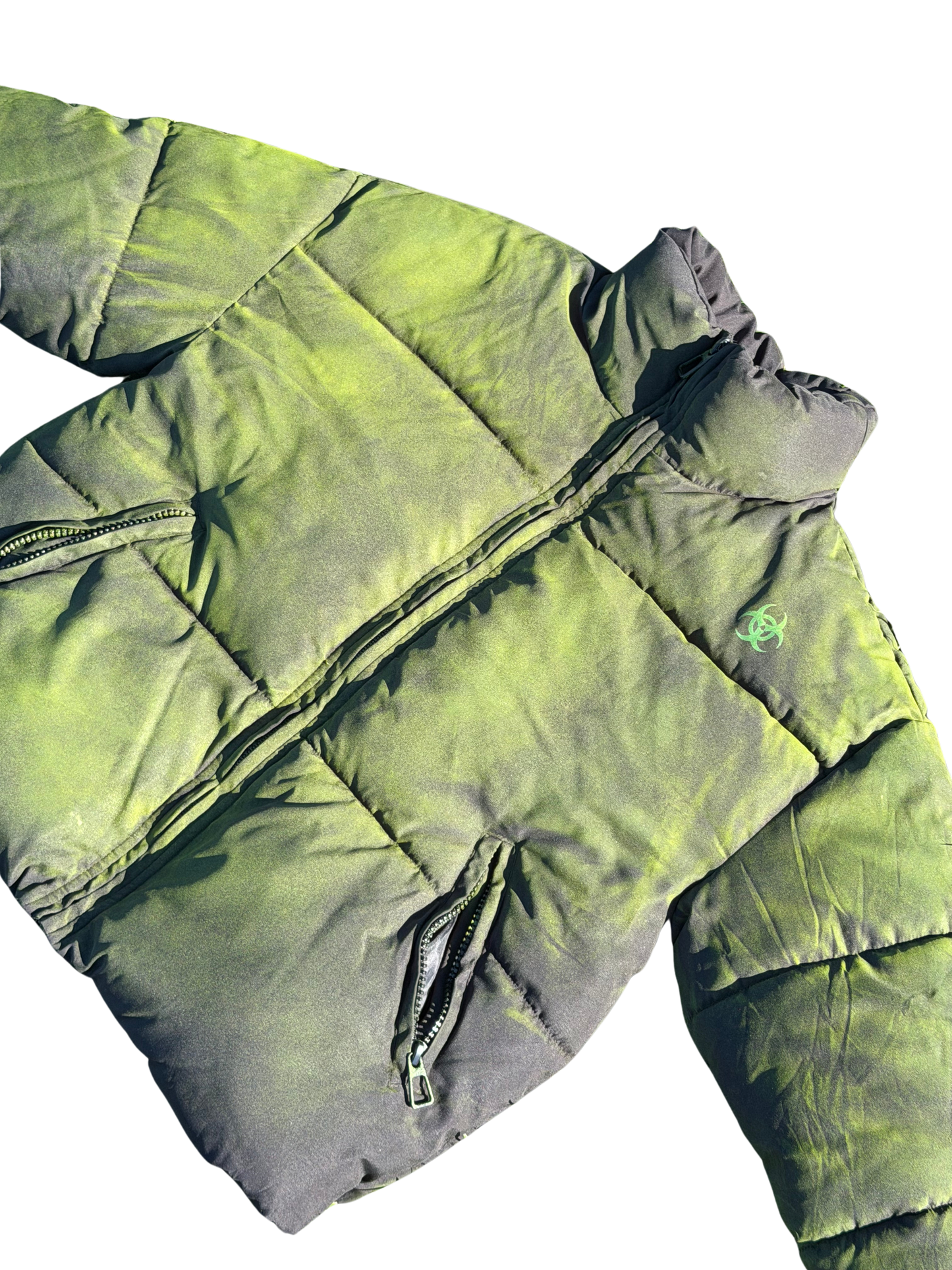 Moss Biohazard Puff Jacket